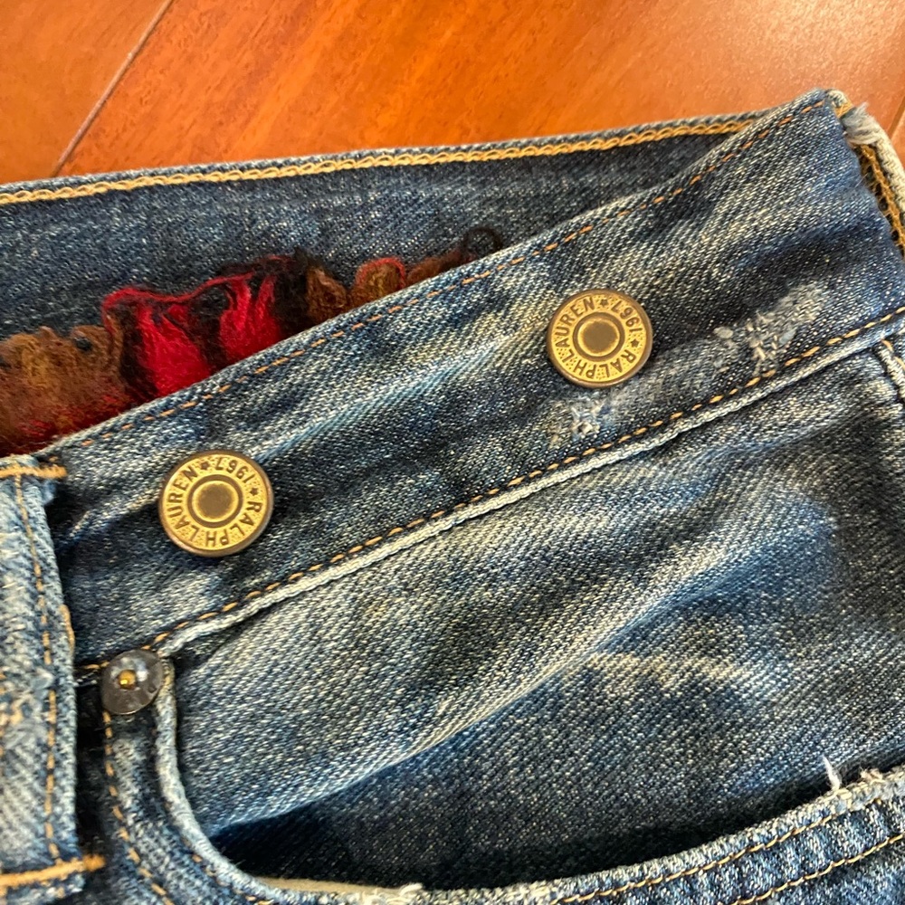 RALPH LAUREN PATCHWORK JEANS - Picture 11 of 16